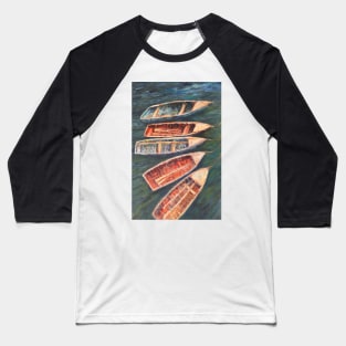 Fishing boats, Lake Titicaca Baseball T-Shirt